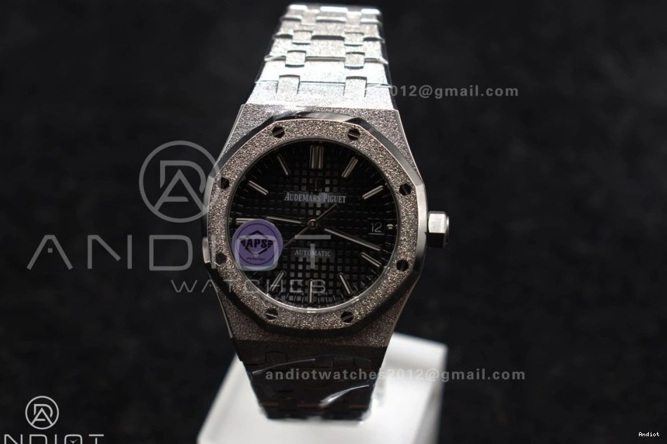 Edition On Black Textured Dial APSF SA3120 Oak 15454 Royal SS Best Clone Super 37mm Frosted 1:1 SS Bracelet 0223
